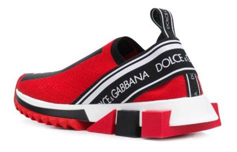 dolce gabbana tenis rojos|dolce and gabbana sneakers cheap.